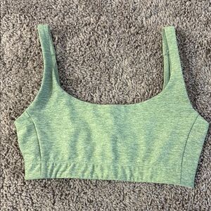 Outdoor Voices Double Time Bra Light Green XS